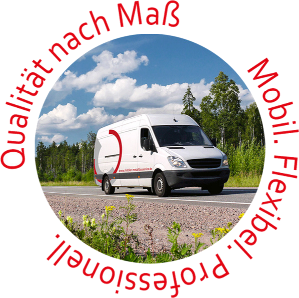 Unser Servicefahrzeug – Qualität nach Maß. Mobil. Flexibel. Professionell.